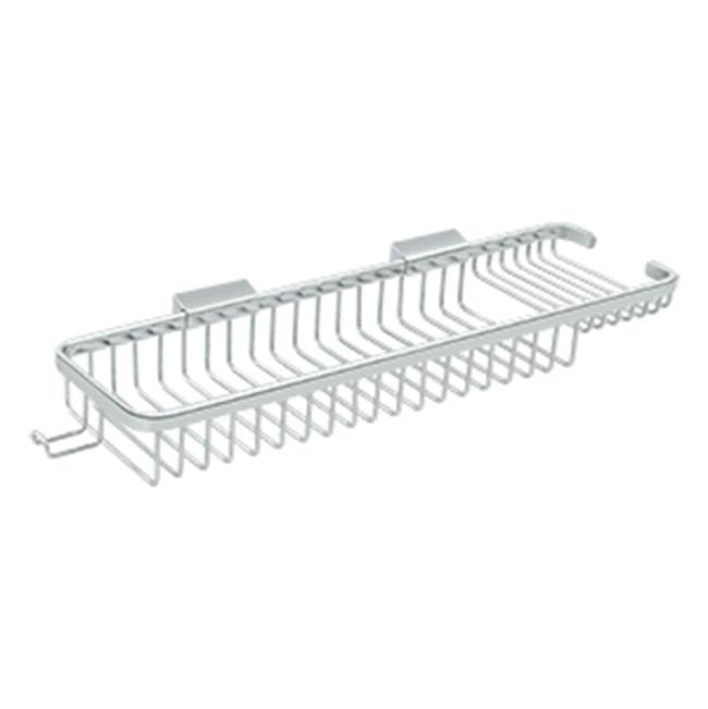 Deltana - Wire Basket 17-3/4'', Rectangular Deep - Polished Chrome