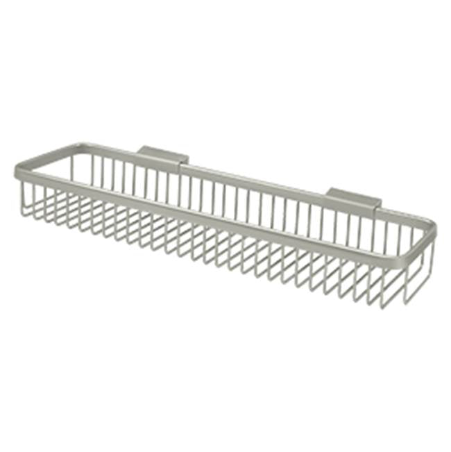 Deltana - Wire Basket 17-1/2'' x 4-3/8'', Rectangular - Brushed Nickel