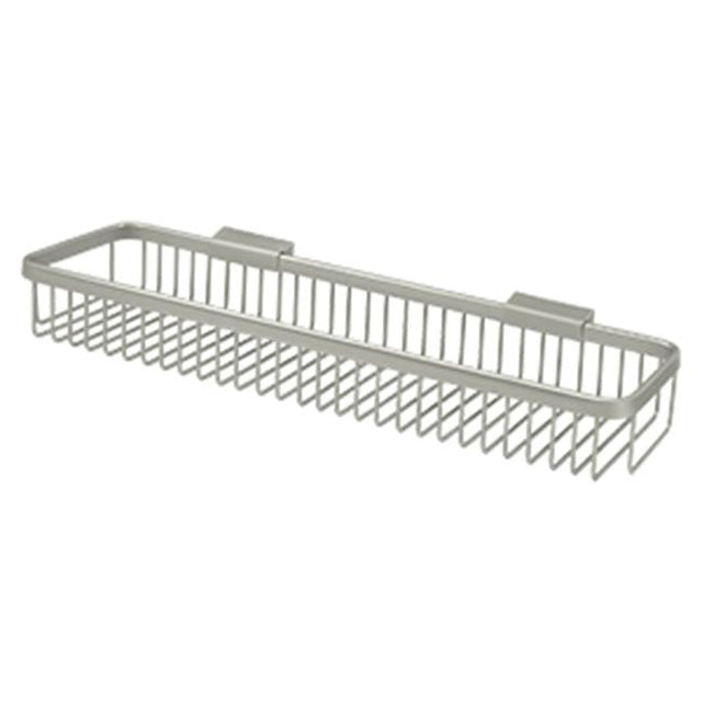 Deltana - Wire Basket 17-1/2'' x 4-3/8'', Rectangular - Brushed Nickel