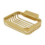 Deltana - Wire Basket, 4-3/4'' Rectangular Soap Holder - PVD Polished Brass