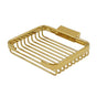 Deltana - Wire Basket, 6'' Rectangular Soap Holder - PVD Polished Brass