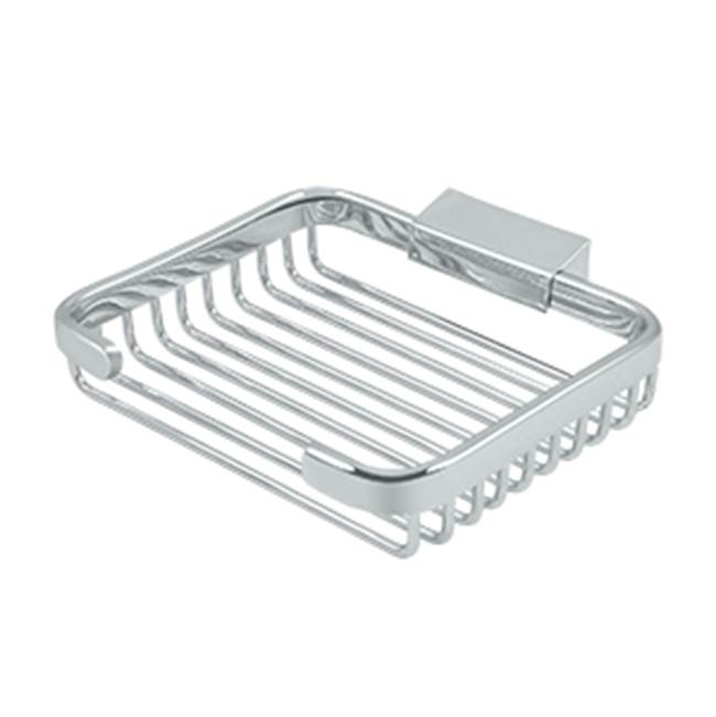 Deltana - Wire Basket, 6'' Rectangular Soap Holder - Polished Chrome
