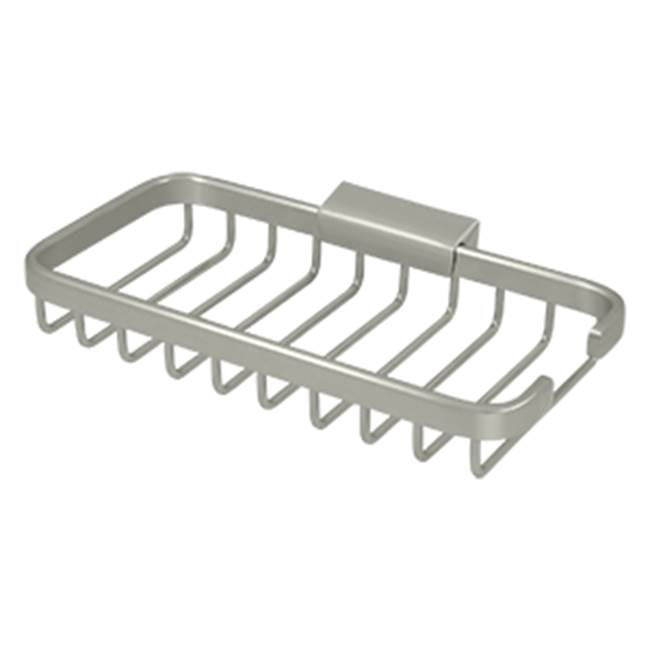 Deltana - Wire Basket, 8'' x 4'' Rectangular - Brushed Nickel