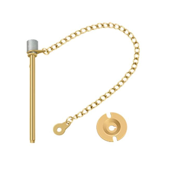 Deltana - Window Door Pin 3'' - PVD Polished Brass