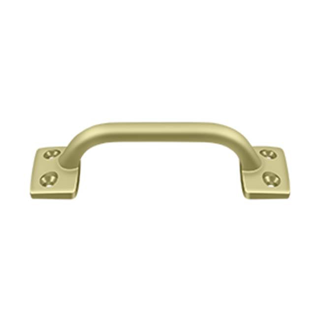 Deltana - Pull, 4'' Overall - Unlacquered Brass