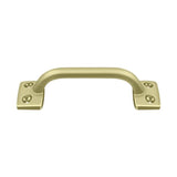 Deltana - Pull, 4'' Overall - Unlacquered Brass
