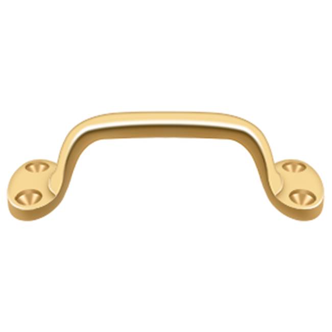 Deltana - Pull, 6'' Overall - PVD Polished Brass