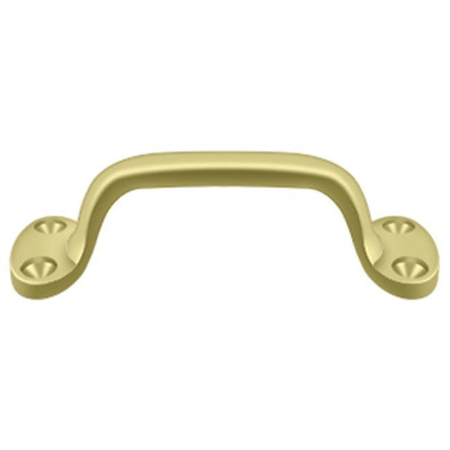 Deltana - Pull, 6'' Overall - Polished Brass