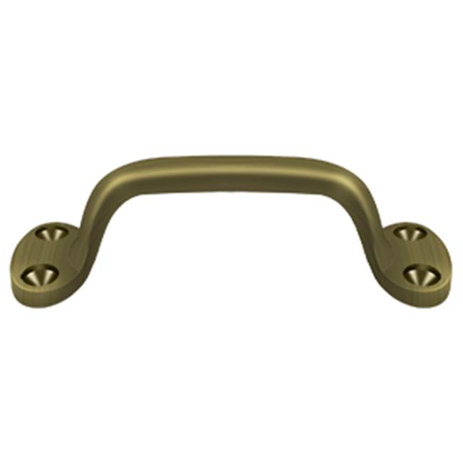 Deltana - Pull, 6'' Overall - Antique Brass