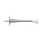 Deltana - 3'' Baseboard Door Bumper, Zinc Die-Cast - Brushed Chrome