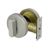 Deltana - Zinc Modern Low Profile Deadbolt Lock Grade 3 - Brushed Nickel