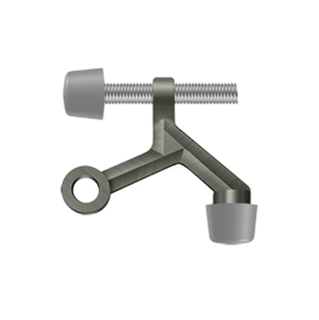 Deltana - Hinge Pin Stop For Steel Hinges, Hinge Mounted, Zinc Die-Cast - Antique Nickel