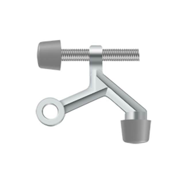 Deltana - Hinge Pin Stop For Steel Hinges, Hinge Mounted, Zinc Die-Cast - Polished Chrome