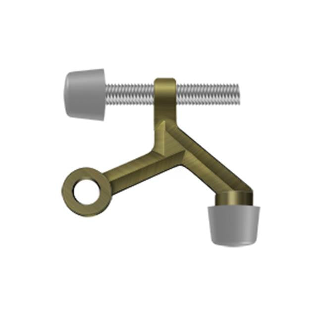 Deltana - Hinge Pin Stop For Steel Hinges, Hinge Mounted, Zinc Die-Cast - Antique Brass