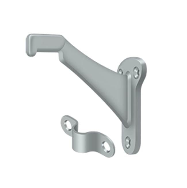Deltana - Handrail Brackets, Zinc 3-1/4'' Projection - Brushed Chrome