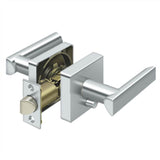 Deltana - Livingston Lever Privacy, Left Hand - Polished Chrome