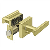 Deltana - Livingston Lever Privacy, Left Hand - Polished Brass