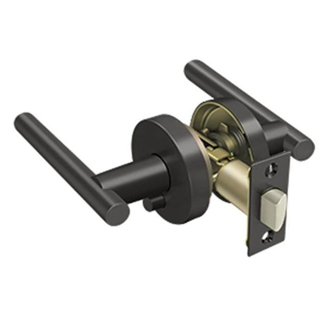 Deltana - Mandeville Lever Privacy, Right Hand - Oil-rubbed Bronze
