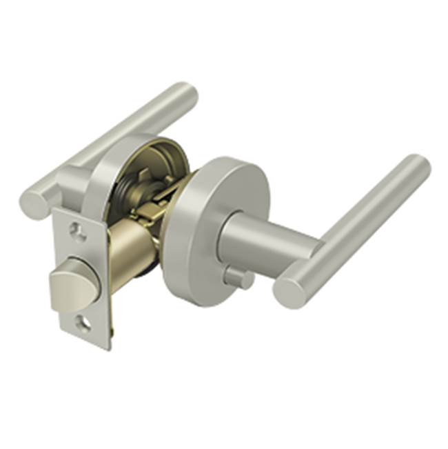 Deltana - Mandeville Lever Privacy, Left Hand - Brushed Nickel