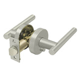 Deltana - Mandeville Lever Privacy, Left Hand - Brushed Nickel