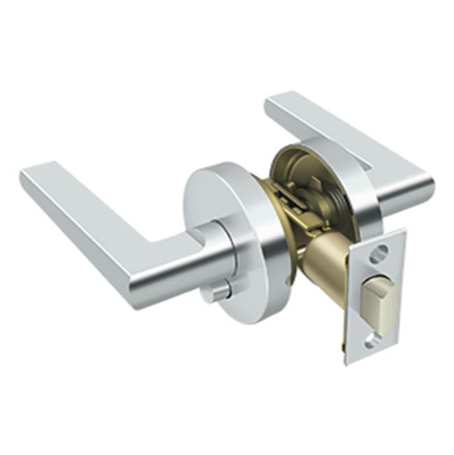 Deltana - Portmore Lever Privacy, Right Hand - Polished Chrome