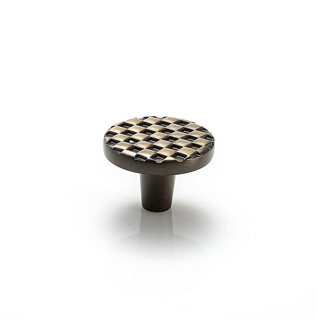 Du Verre - Argyle Round Knob 1 1/2 Inch - Antique Brass - Antique Brass