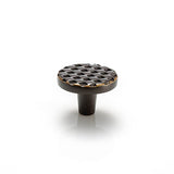 Du Verre - Argyle Round Knob 1 1/2 Inch - Oil Rubbed Bronze - Oil Rubbed Bronze