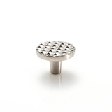 Du Verre - Argyle Round Knob 1 1/2 Inch - Satin Nickel - Satin Nickel