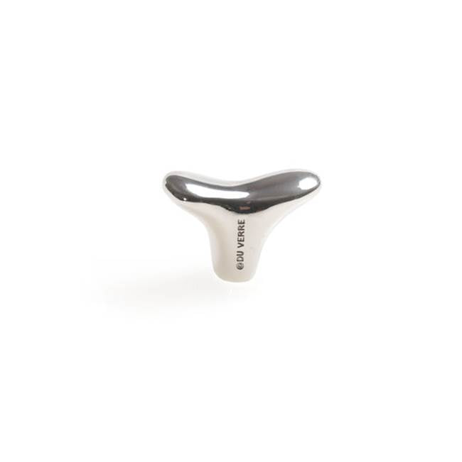 Du Verre - Botero Small Knob 1 5/8 Inch - Polished Nickel - Polished Nickel