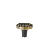 Du Verre - Forged 3 Round Knob 1 1/2 Inch - Antique Brass - Antique Brass