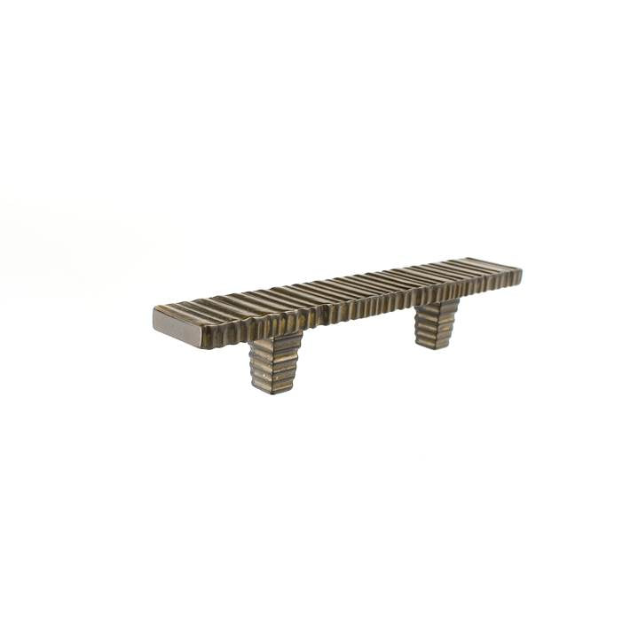 Du Verre - Forged 3 Flat Bar Pull 3 Inch (c-c) - Antique Brass - Antique Brass
