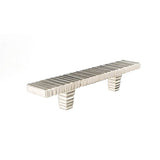 Du Verre - Forged 3 Flat Bar Pull 3 Inch (c-c) - Satin Nickel - Satin Nickel