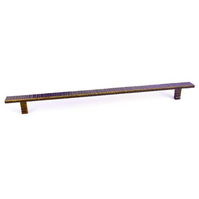 Du Verre - Forged 3 Flat Bar Pull, Pair 14 1/2 Inch (c-c) - Antique Brass - Antique Brass