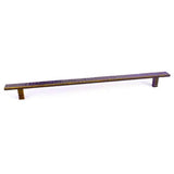 Du Verre - Forged 3 Flat Bar Pull, Pair 14 1/2 Inch (c-c) - Antique Brass - Antique Brass