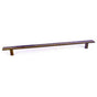 Du Verre - Forged 3 Flat Bar Pull, Pair 14 1/2 Inch (c-c) - Antique Brass - Antique Brass