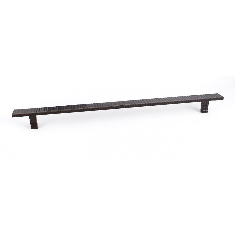 Du Verre - Forged 3 Flat Bar Pull, Pair 14 1/2 Inch (c-c) - Oil Rubbed Bronze - Oil Rubbed Bronze