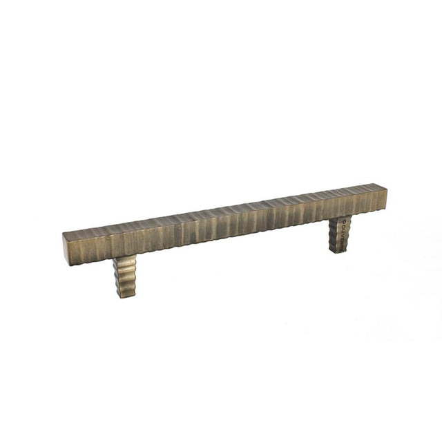 Du Verre - Forged 3 Square Bar Pull 6 1/4 Inch (c-c) - Antique Brass - Antique Brass