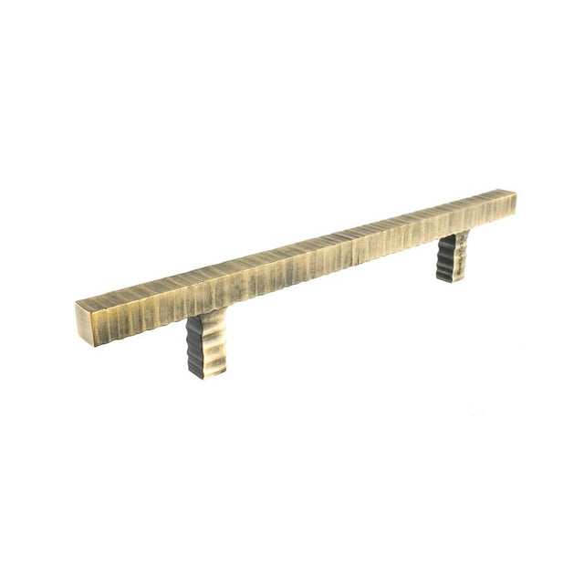 Du Verre - Forged 3 Square Bar Pull 6 3/4 Inch (c-c) - Antique Brass - Antique Brass