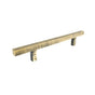 Du Verre - Forged 3 Square Bar Pull 6 3/4 Inch (c-c) - Antique Brass - Antique Brass