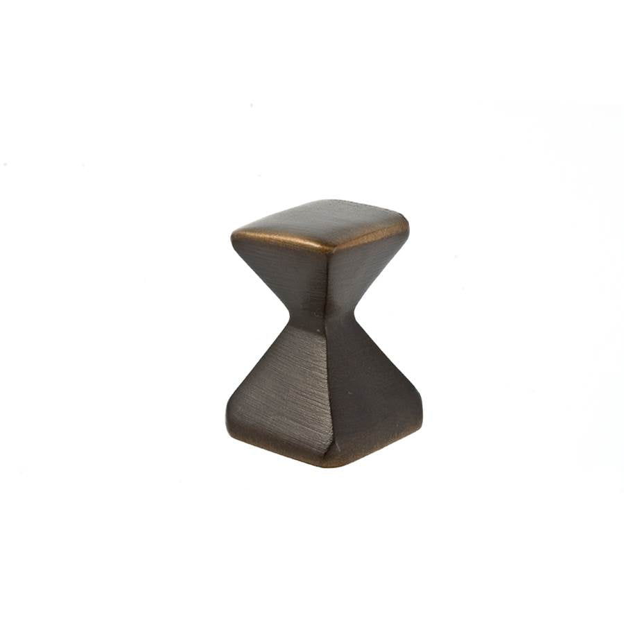 Du Verre - Forged 2 Small Square Knob 5/8 Inch - Oil Rubbed Bronze - Oil Rubbed Bronze