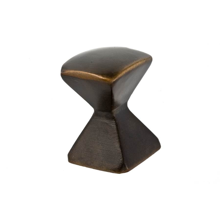 Du Verre - Forged 2 Med Square Knob 7/8 Inch - Oil Rubbed Bronze - Oil Rubbed Bronze