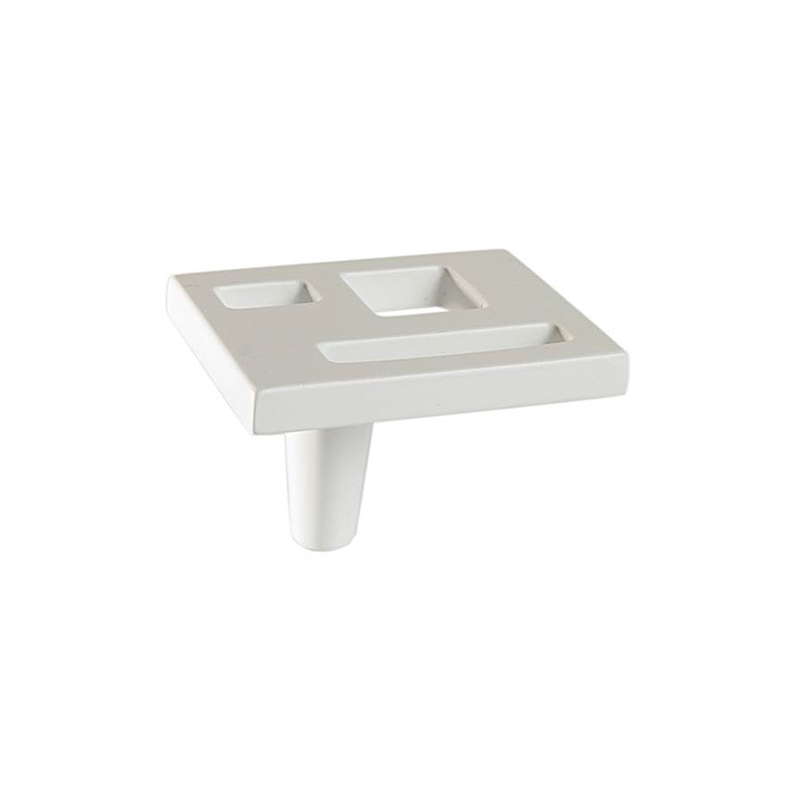 Du Verre - Marcel Knob 1 1/2 Inch - White - White