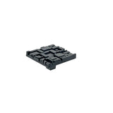 Du Verre - Offset Square Knob 2 1/2 Inch - Black Matte - Black Matte