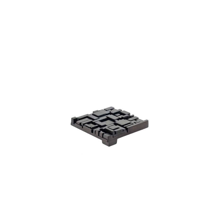 Du Verre - Offset Square Knob 2 1/2 Inch - Oil Rubbed Bronze - Oil Rubbed Bronze