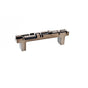 Du Verre - Offset Pull 3 3/4 Inch (c-c) - Antique Brass - Antique Brass