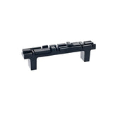 Du Verre - Offset Pull 3 3/4 Inch (c-c) - Black Matte - Black Matte