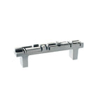 Du Verre - Offset Pull 3 3/4 Inch (c-c) - Polished Chrome - Polished Chrome