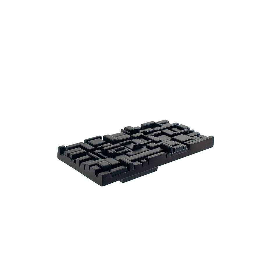 Du Verre - Offset Rectangle Pull 1 Inch (c-c) - Oil Rubbed Bronze - Oil Rubbed Bronze