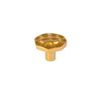Du Verre - Pomegranate Round Knob 1 1/4 Inch - Satin Brass - Satin Brass