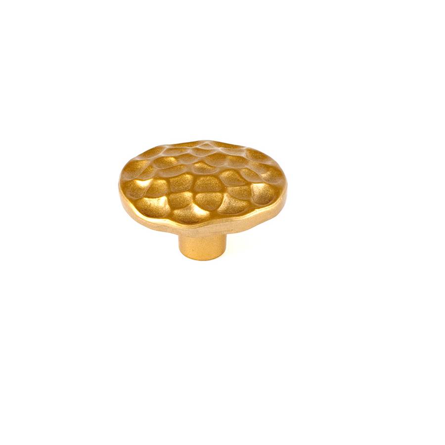 Du Verre - Pomegranate Round Knob 1 3/4 Inch - Satin Brass - Satin Brass